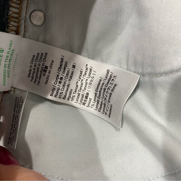 J.Crew Tall 25T Distressed Demi-Boot Crop Jeans Lyocell Stretch BH773 - Picture 10 of 10